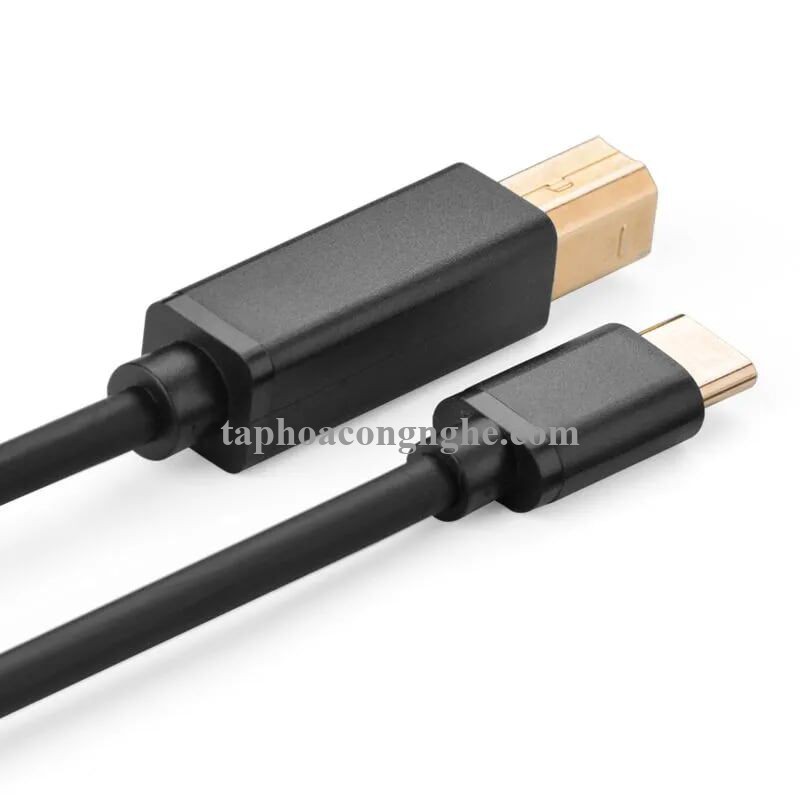 Ugreen 30183 5M màu đen Dây USB Type-C sang USB 2.0 đầu mạ vàng US152 30030183